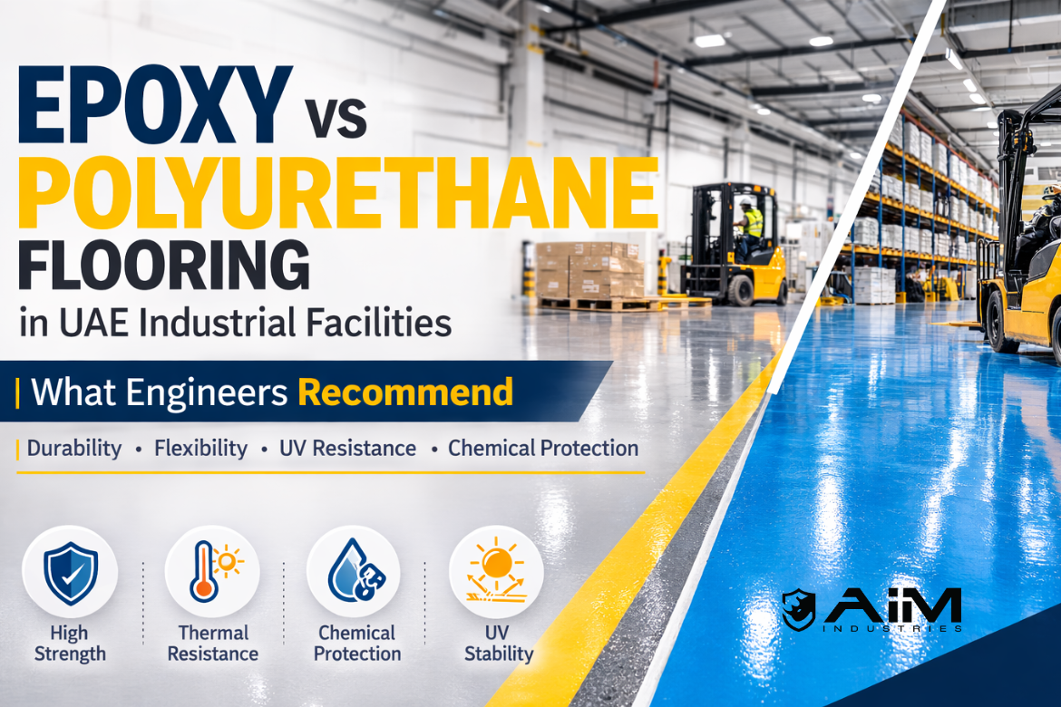 Epoxy vs Polyurethane Flooring in UAE Industrial Facilities: What Engineers Recommend
